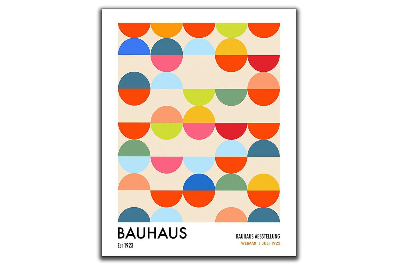 Bauhaus-Inspired Wall Art